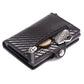 Multifunctional Anti-scanning Card Package - Keep Your Cards Safe with Our Black Leather Card Package