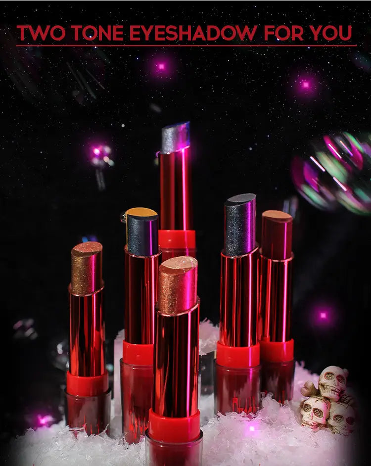 Pearlescent Eye Shadow Stick Set in Multiple Shades for Glamorous Looks