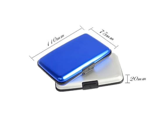 Aluminum Alloy Storage Box with Stripes for Home Organization in the United States