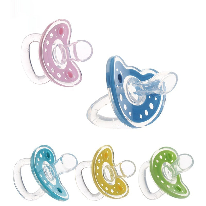 Baby Products Full Silica Gel Pacifier Two-color Liquid Silicone Sleep Comfort Baby Pacifier Baby - Heartfelt Comfort