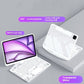 360 Swivel Keyboard Clear Case For IPad Smart Trackpad Bluetooth Keyboard Case Cover With Pen Slot - Core Transparent