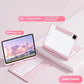 360 Swivel Keyboard Clear Case For IPad Smart Trackpad Bluetooth Keyboard Case Cover With Pen Slot - Core Transparent