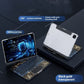 360 Swivel Keyboard Clear Case For IPad Smart Trackpad Bluetooth Keyboard Case Cover With Pen Slot - Core Transparent