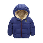 Children’s hooded and down padded jacket