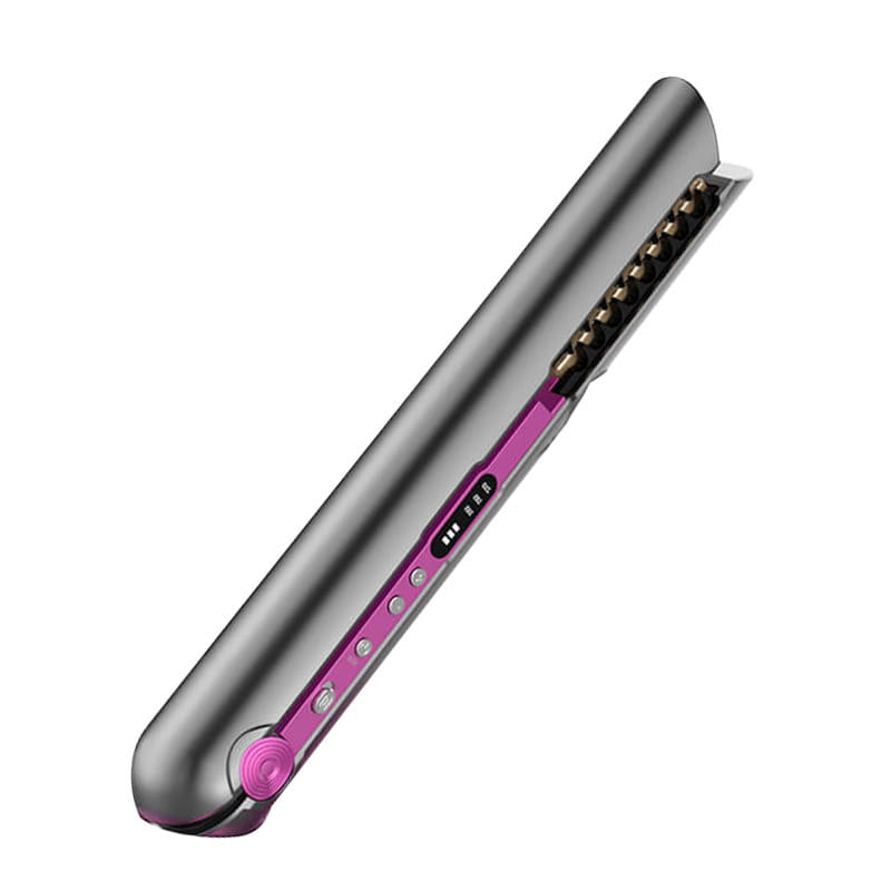 Portable USB Wireless Curling Iron for Straightening and Rolling
