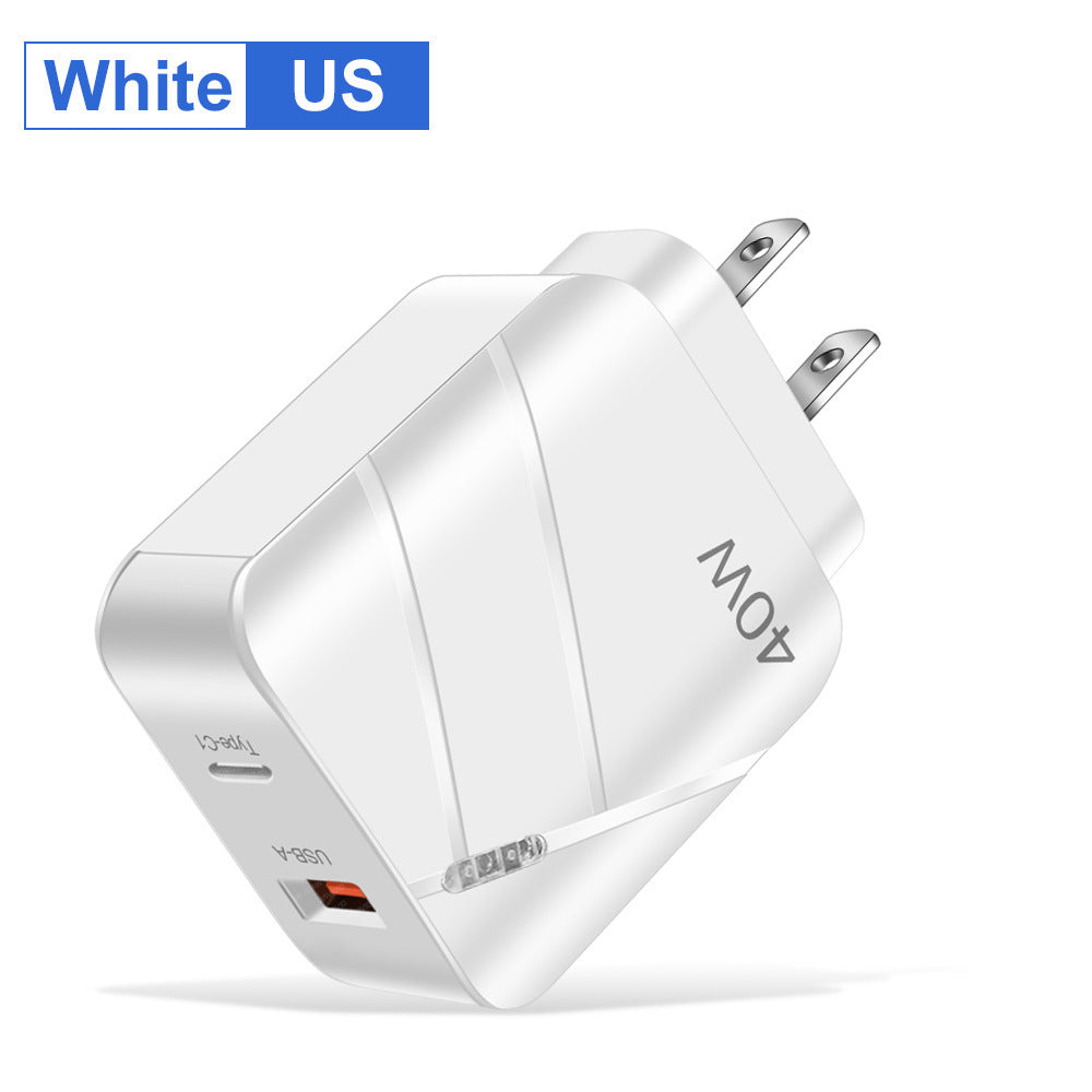 40W PD QC30 Fast Charging Mobile Phone Charger - Charge Like a Pro with 40W PD QC30 Speedster