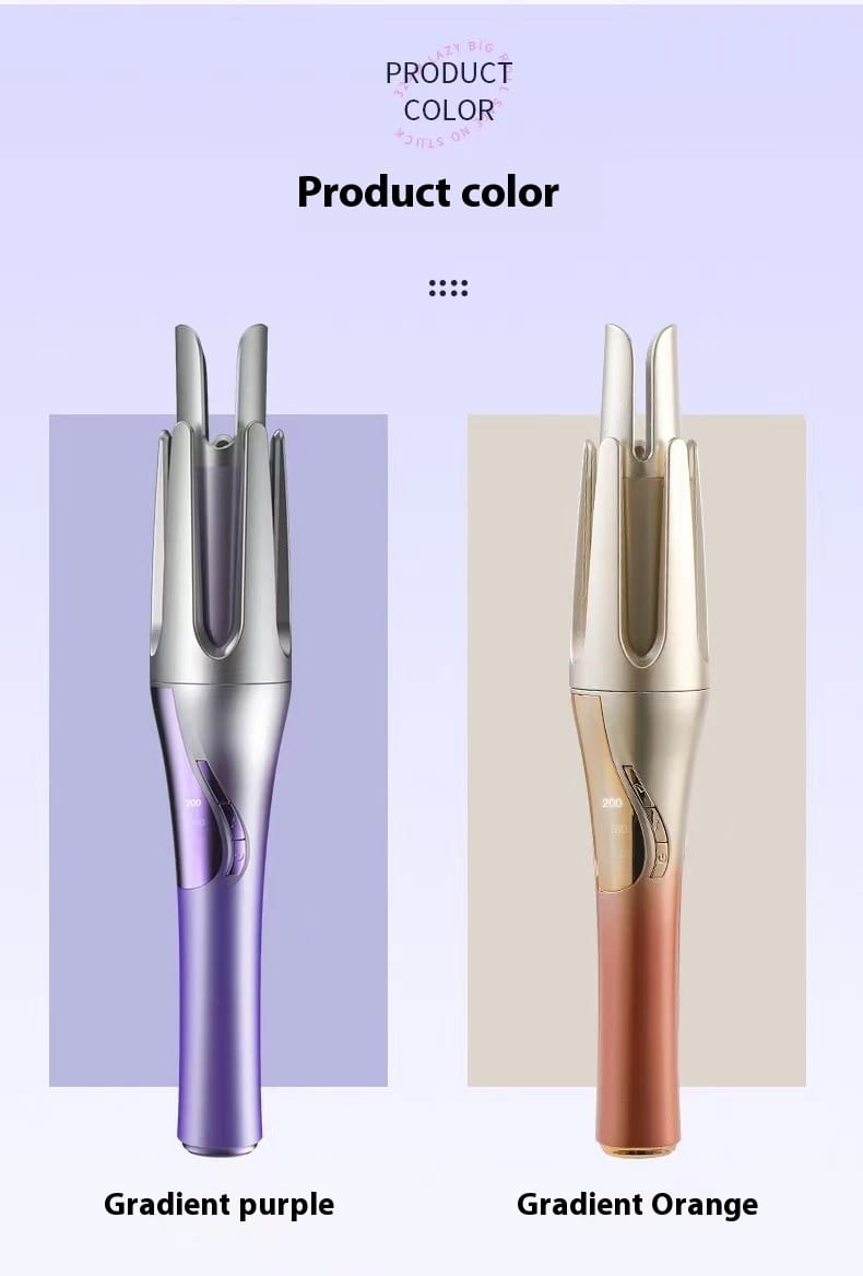 Wireless 32mm Automatic Hair Curler with Lithium Battery and Versatile Design