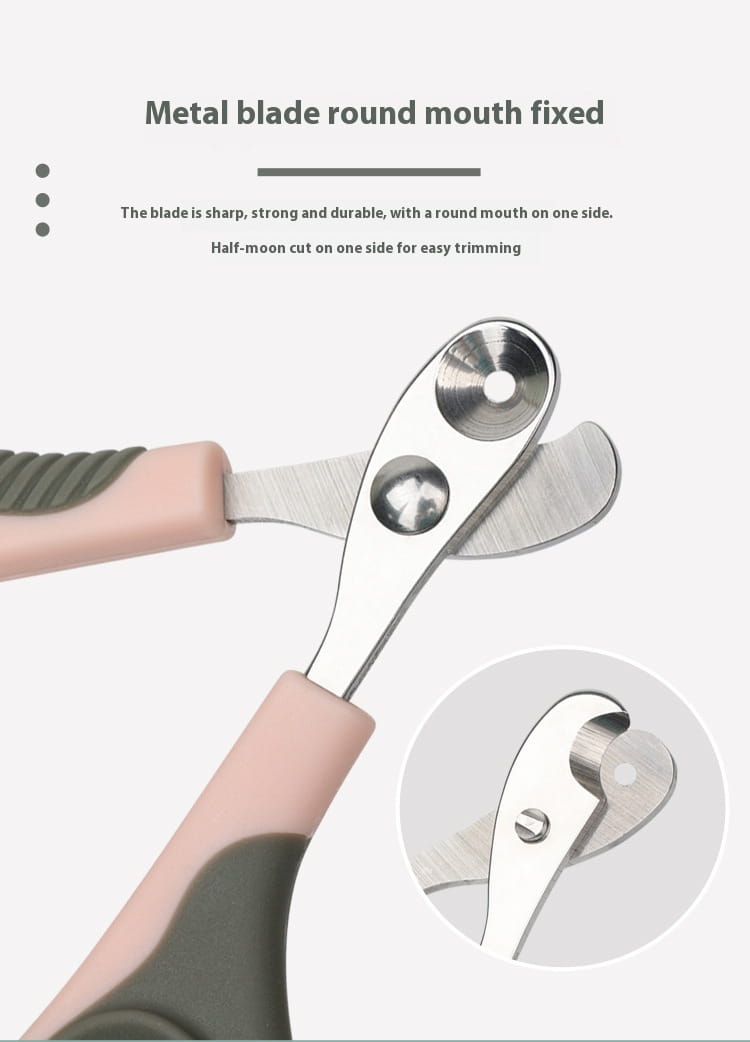 Lemmiklooma küünte klipper koertele ergonoomiline hooldusriist roosa sinise rohelisega