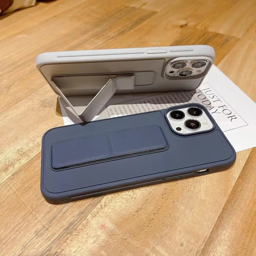 Folding Bracket Phone Case Drop-resistant