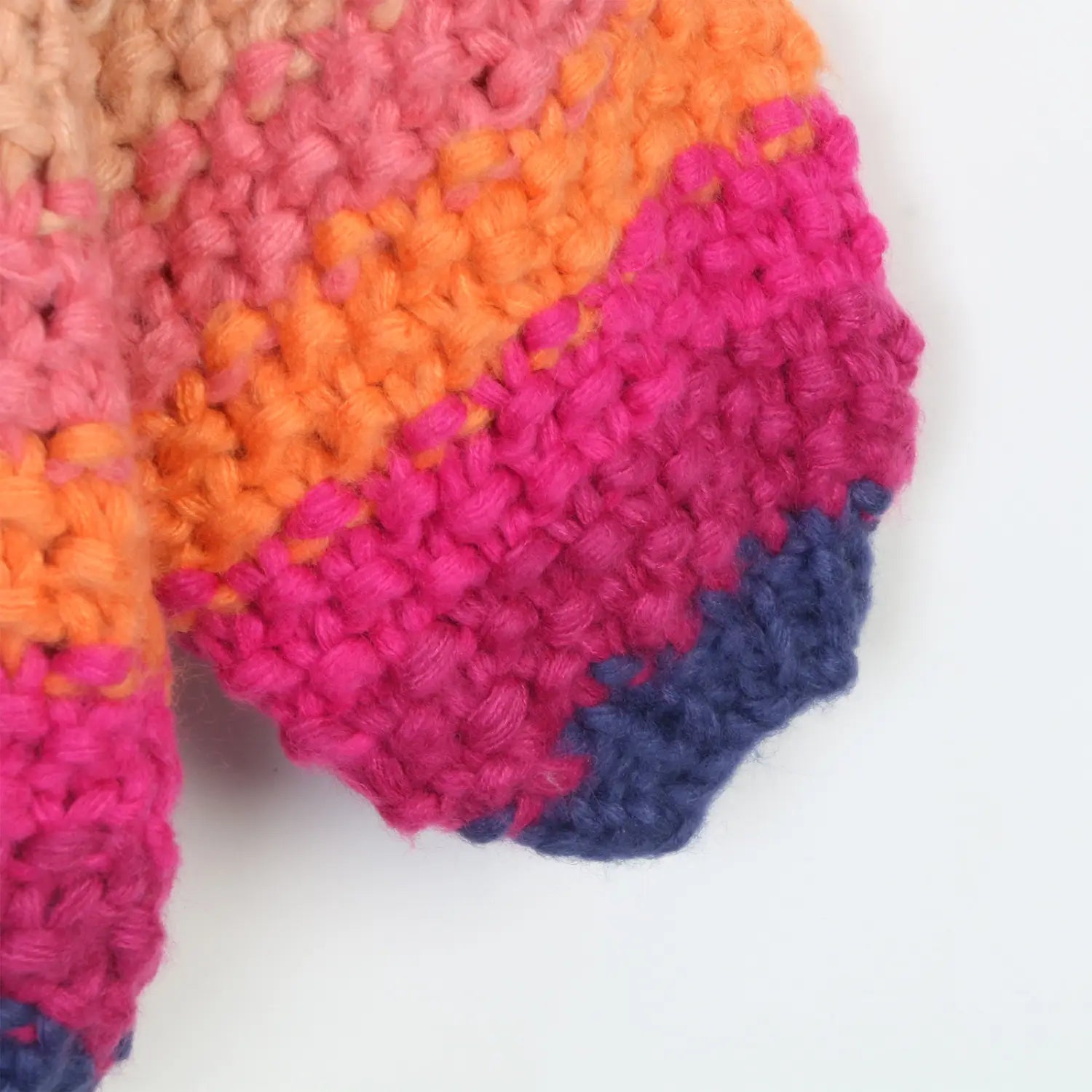 Roze gestreepte vesttrui losse fit European Style Dames Knitwear S M L