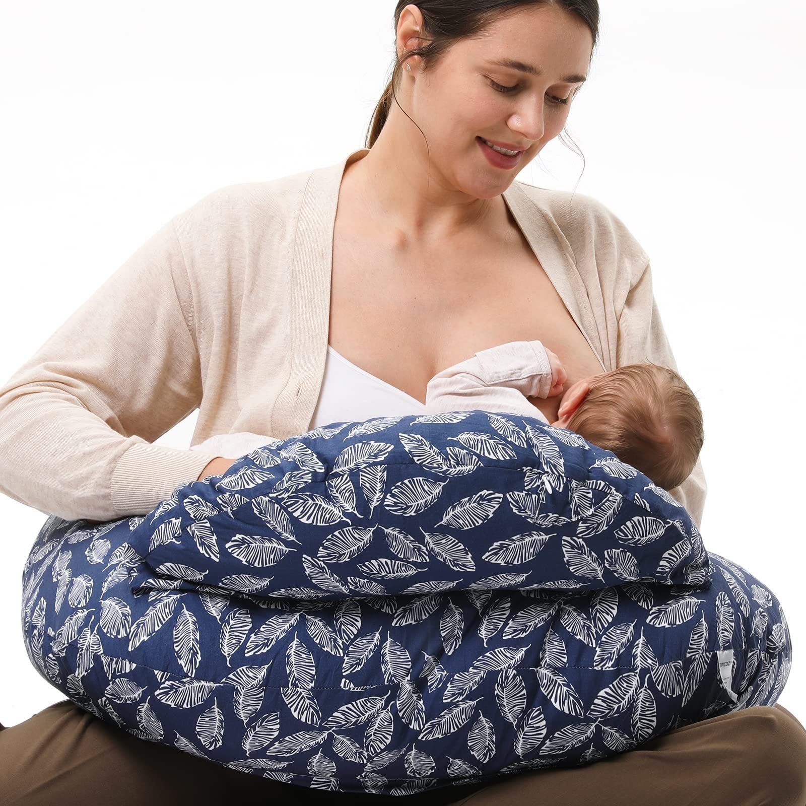 Breastfeed Pillow Baby Pillow Nursing Pillow Multifunctional Removable - Snuggle Up with Our Sky Blue Baby Pillow