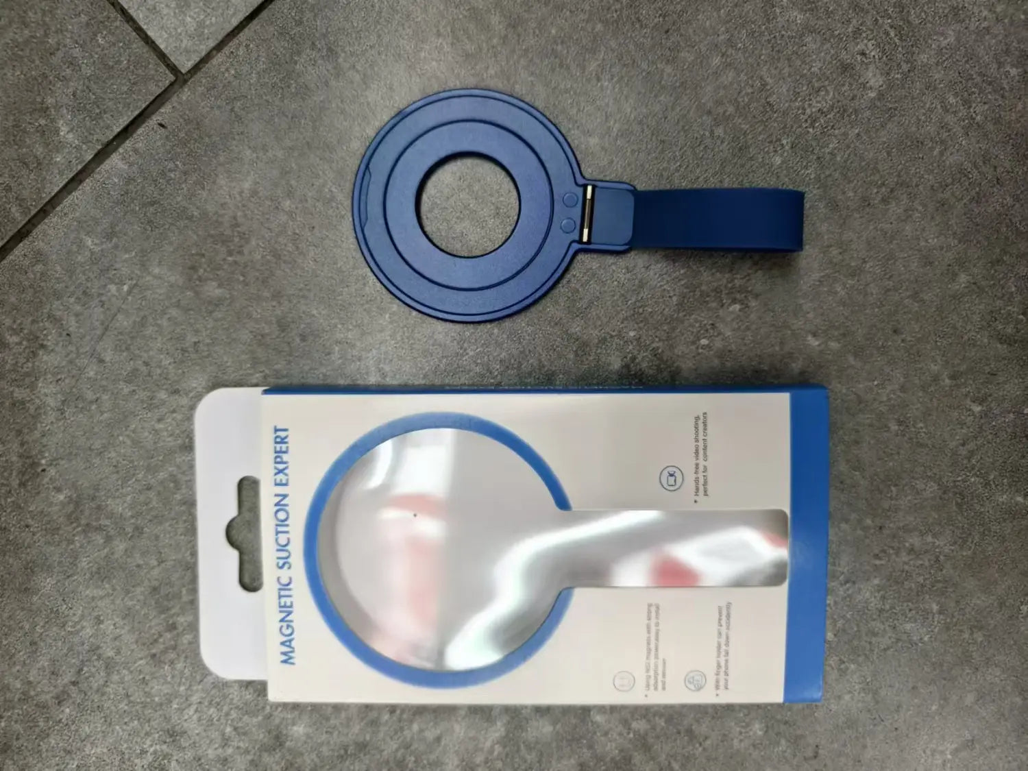 High-End Double-Sided Magnetic Phone Holder Portable Aluminum Alloy Design