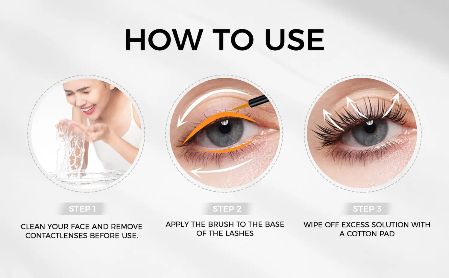 Ezüst szempilla növekedési lényege az ápoláshoz 5ml exportált