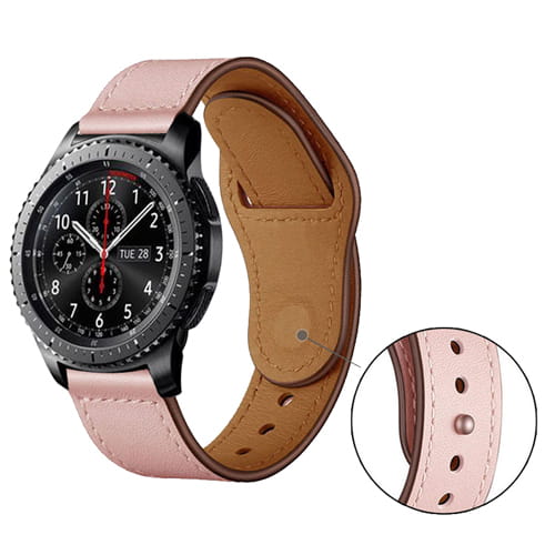 First layer leather strap