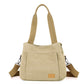 Canvas Retro Multi-pocket Women's Shoulder Messenger Bag