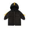 Children's Hoodie Boy's Jacket Thicken Clothes - Black