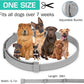 38cm Single Circle Plastic Collar for Cats and Puppies Universal Four Seasons - Teleplus single circle