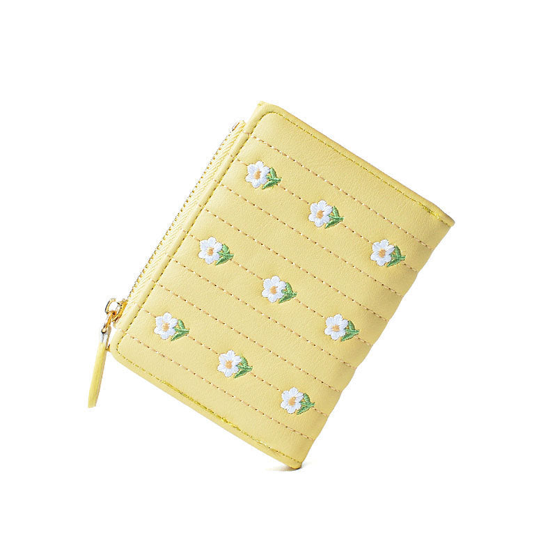 Cute Embroidered Women’s Wallet Simple And Short Off - Wallets That Are Cute Enough to Steal the Show