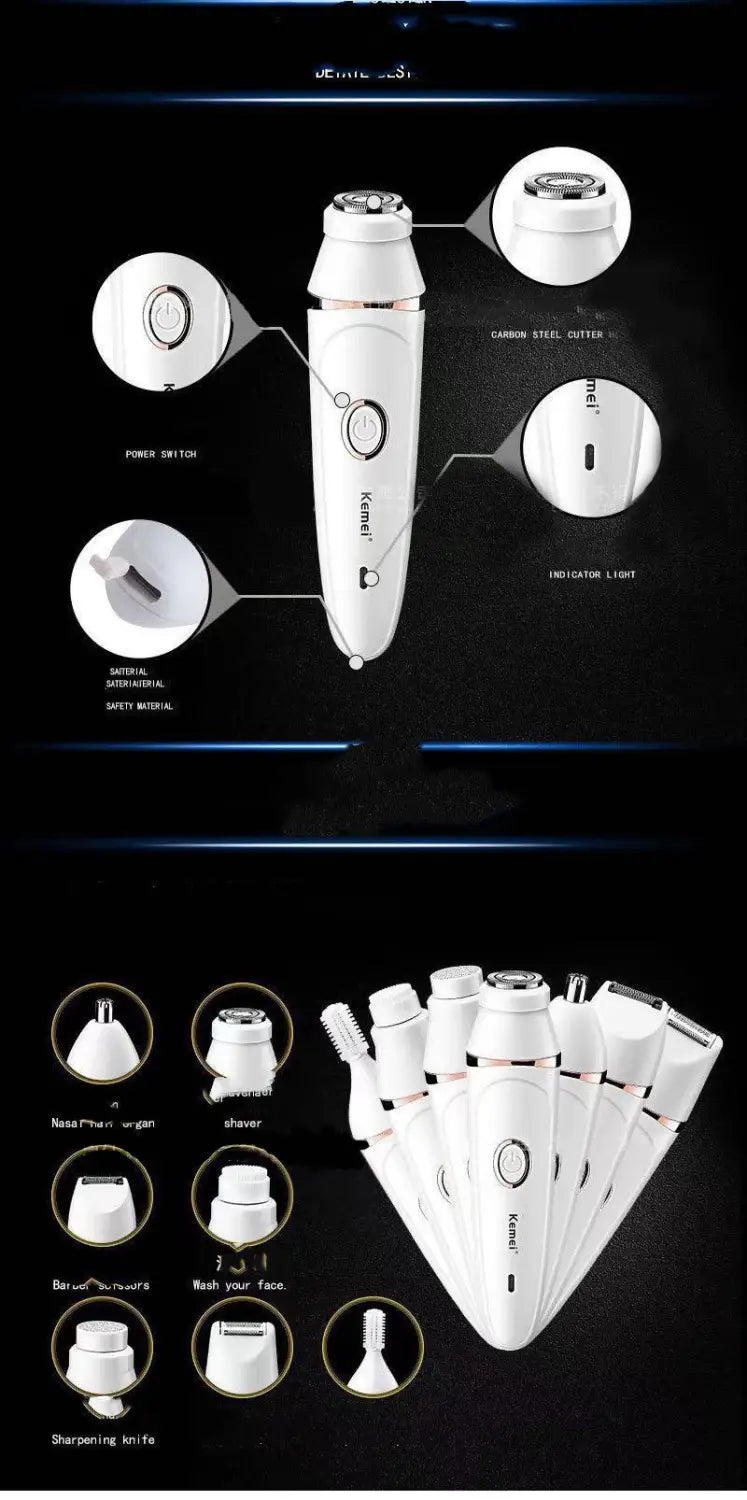 Hair Removal Machine Kemeiemei Multifunctional Shaver