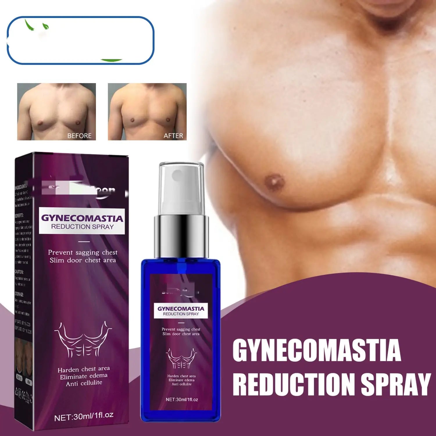 Firming Breast And Chest Muscles Shaping Spray