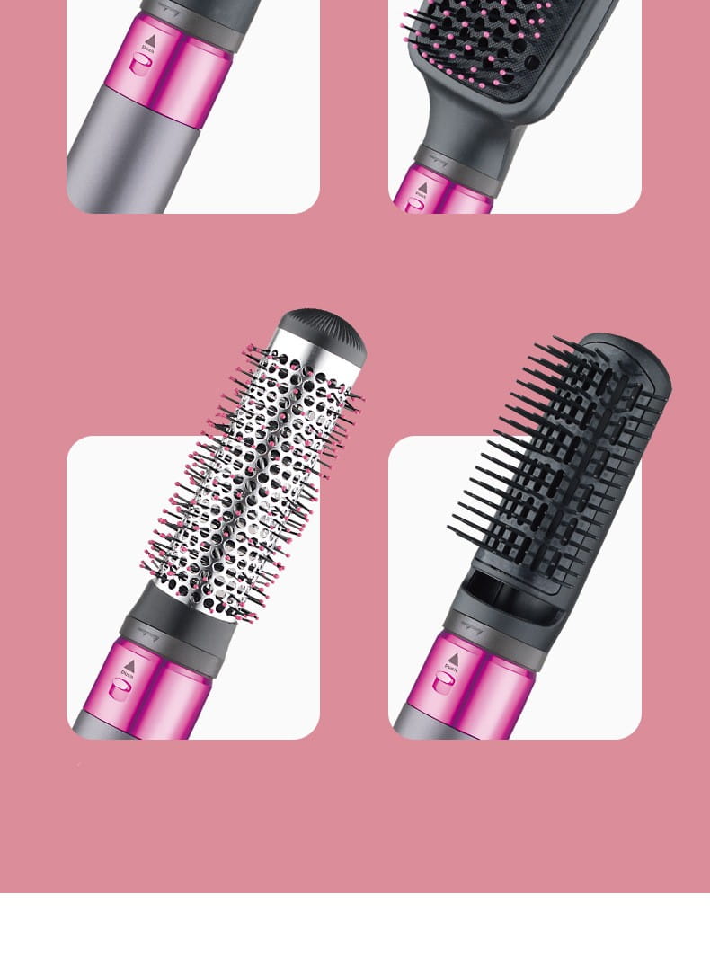 Multifunctional Straight Hair Comb with ABS Motor for Hot and Cold Air