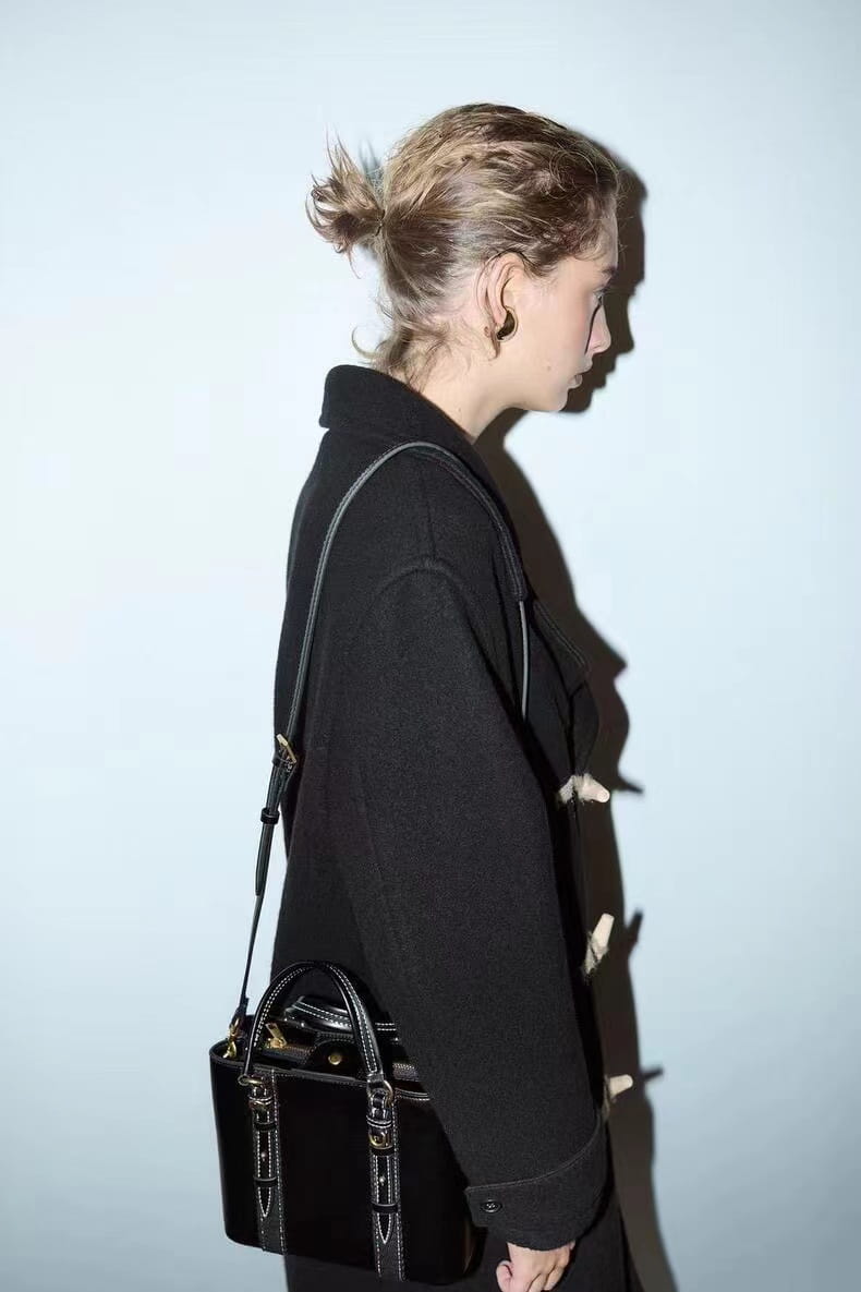 Sac d'emballage à épaule horizontale à la valise Green Olive PU Green