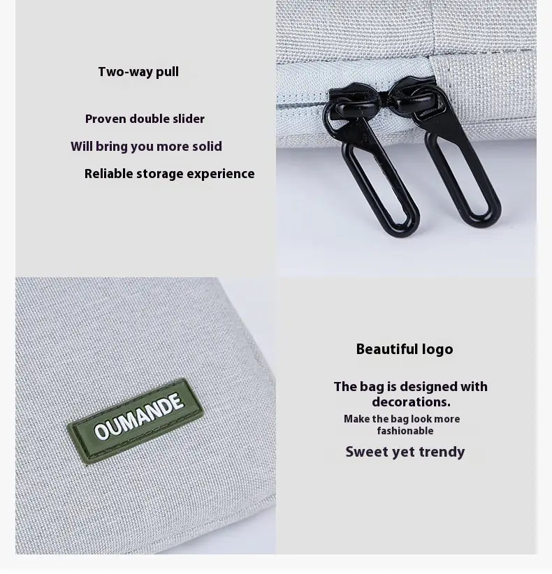 Sleeve ríomhaire glúine Oxford uiscedhíonach 14 15.6 Mála orlach d'fhir agus do mhná