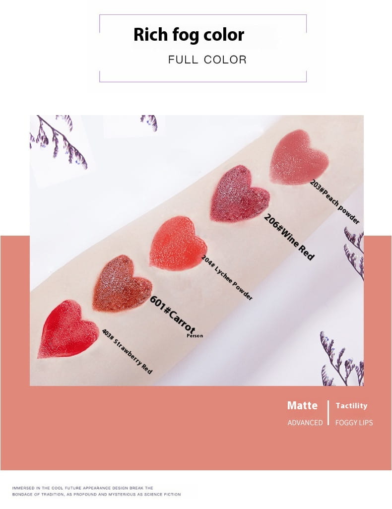 Matte Lipstick Set 5 Colors Long Lasting Waterproof Makeup for All Skin Tones