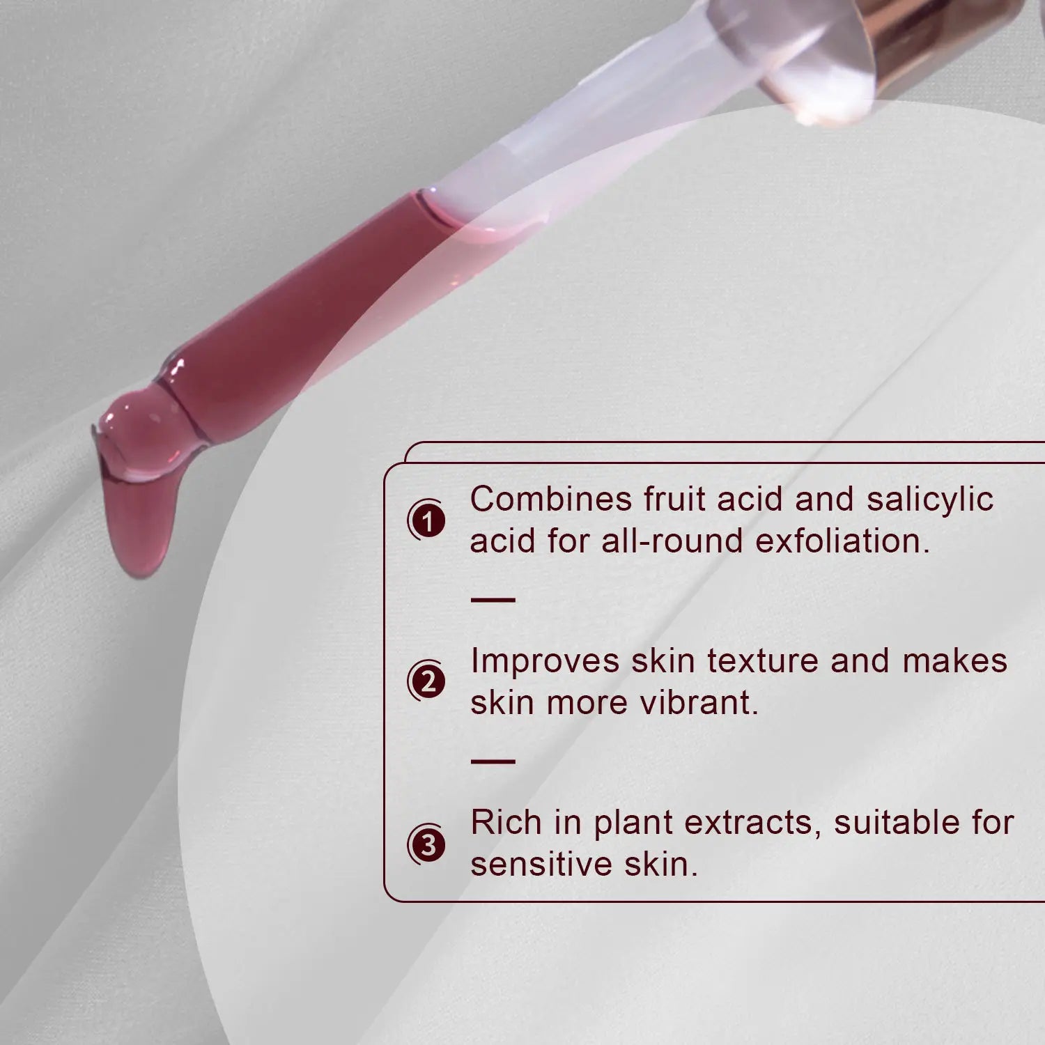 Tartaric Acid Salicylate Facial Essence for Soothing and Clear Skin