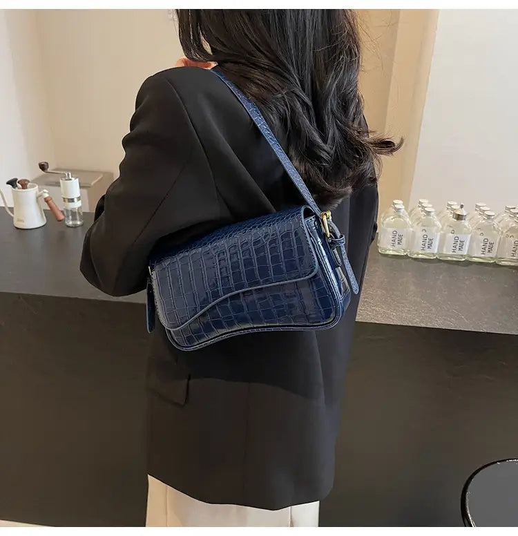 Messenger Bag Lining Polyester PU in Multiple Colors Crocodile Texture Fabric