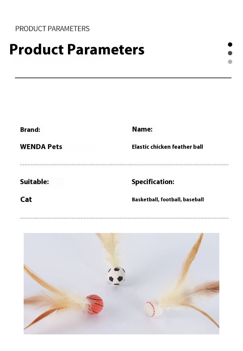 Elastic Chicken Fur Ball Toy Football Basquete Baseball Rosa laranja