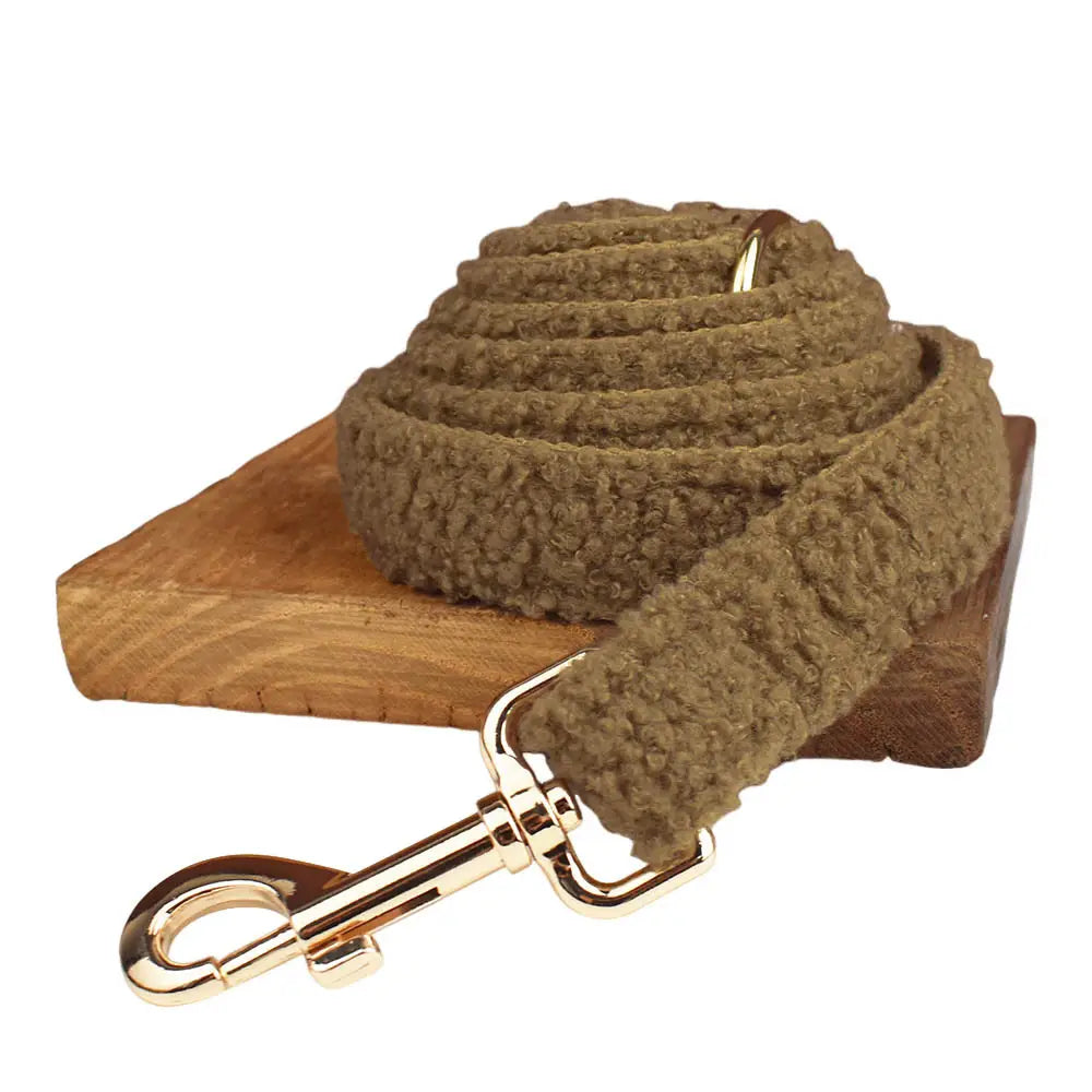 Collar de perro y correa con chaleco de arco de banda circular para mascotas