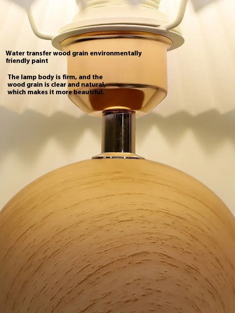 Monochrome Warm Light Bedside Lamp for Bedroom and Dormitory Decor