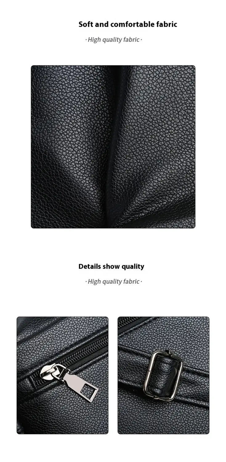 Embossed Casual Fashion Shoulder Messenger Bag with Sandwich Pocket