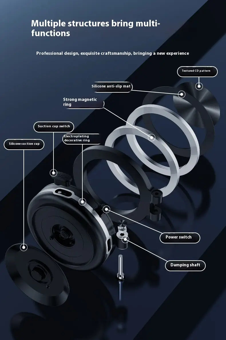 Navigation Special Magnetic Car Phone Holder with Vacuum Adsorption