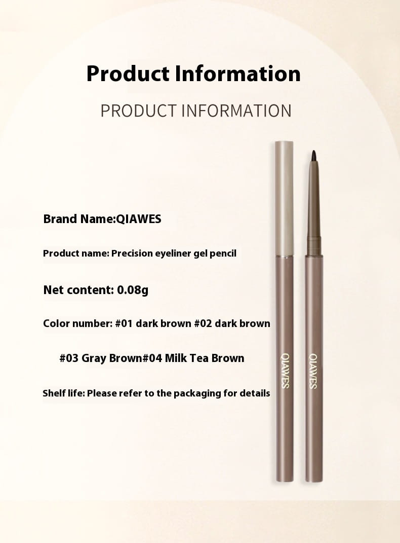 Extremely Fine Eyeliner Pen Crouching Silkworm Liquid with Assorted Colors