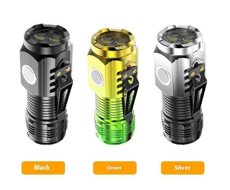 Mini Burst Flashlight Charging Cable with Magnetic and Non-Magnetic Options