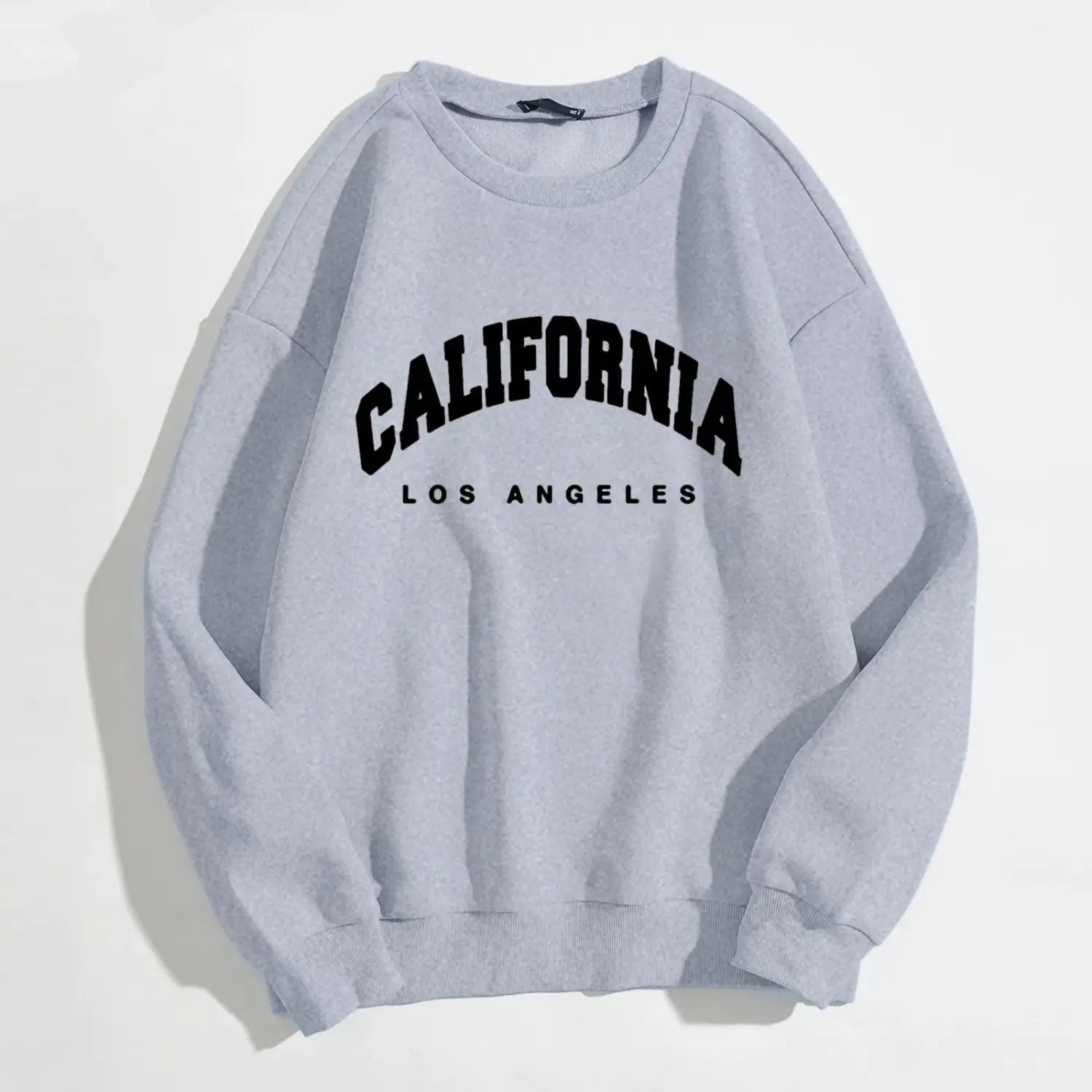 Pullover muinchille fada 3D Patrún 3D Sweatshirt sóisialach do mhná