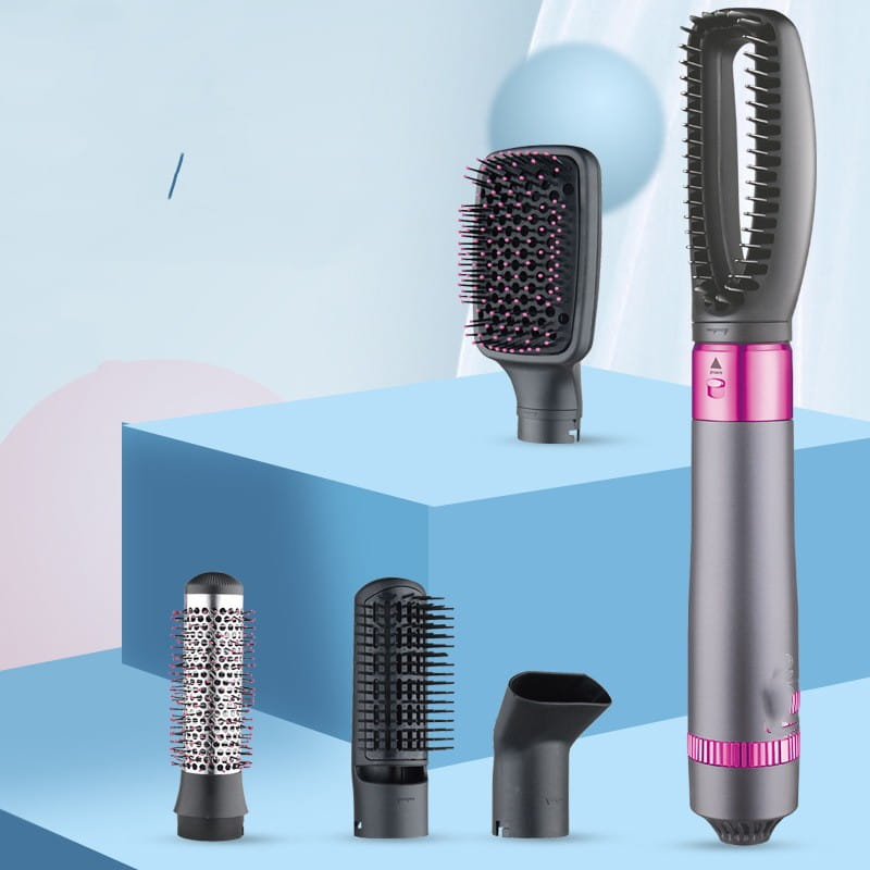 Multifunctional Straight Hair Comb with ABS Motor for Hot and Cold Air