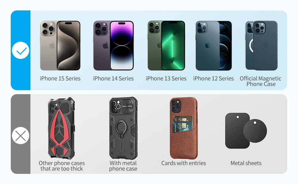 8000mAh Wireless Magnetic Power Bank with Cable Output for Fast Charging