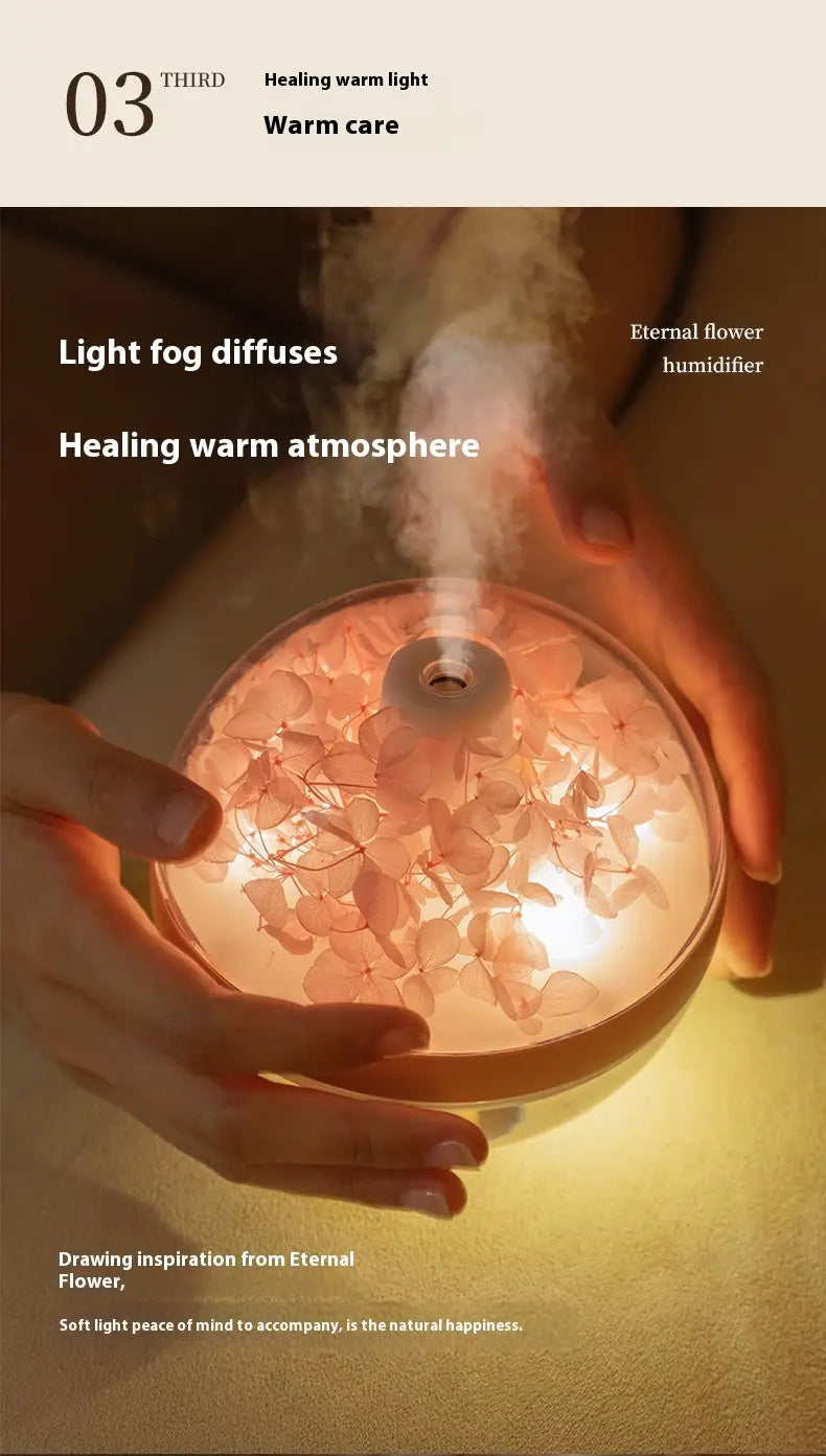 Small Bedroom Desktop Humidifier Mini Portable Quiet Atomization with Built-in Battery