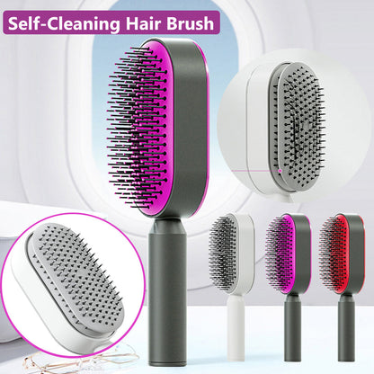 3D Air Cushion Hair Brush for Gentle Cleaning and Reducing Loss - Teleplus cleaning hair brush loss airbag