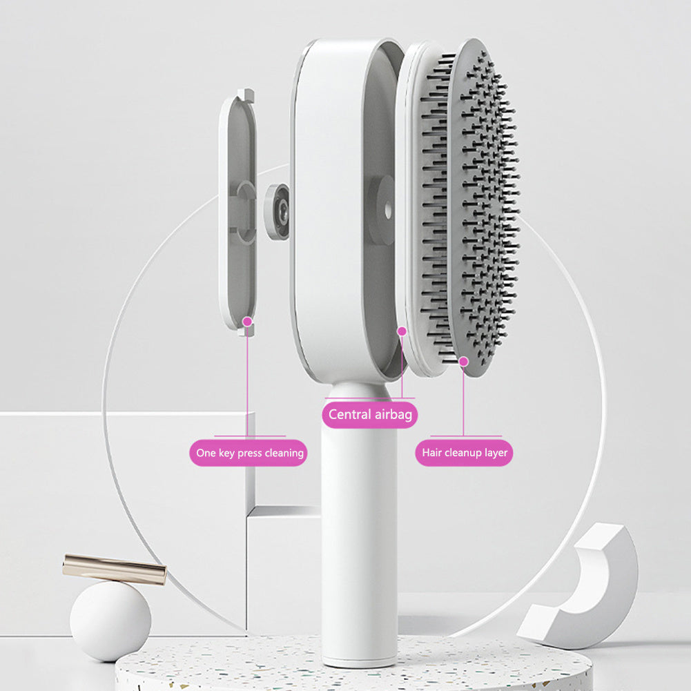 3D Air Cushion Hair Brush for Gentle Cleaning and Reducing Loss - Teleplus cleaning hair brush loss airbag