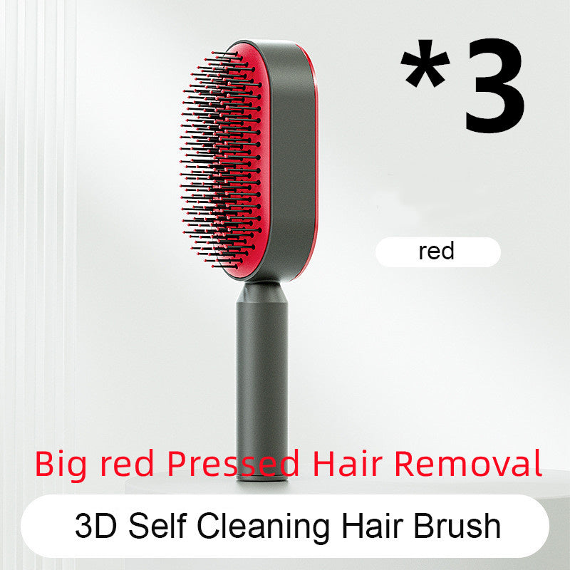 3D Air Cushion Hair Brush for Gentle Cleaning and Reducing Loss - Teleplus cleaning hair brush loss airbag