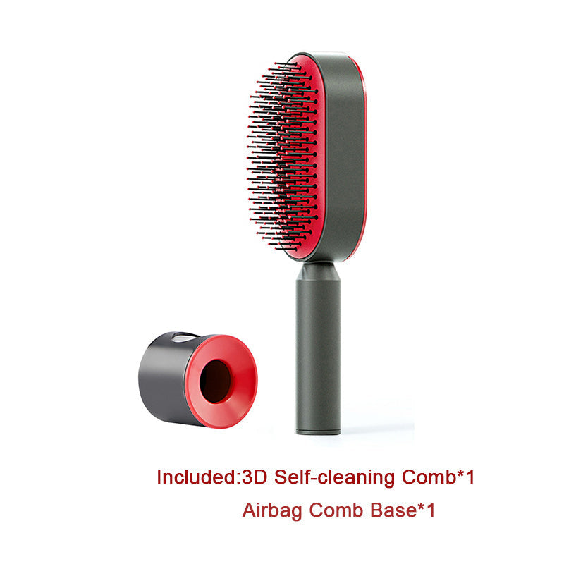 3D Air Cushion Hair Brush for Gentle Cleaning and Reducing Loss - Teleplus cleaning hair brush loss airbag