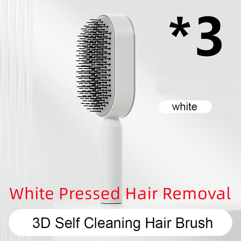 3D Air Cushion Hair Brush for Gentle Cleaning and Reducing Loss - Teleplus cleaning hair brush loss airbag