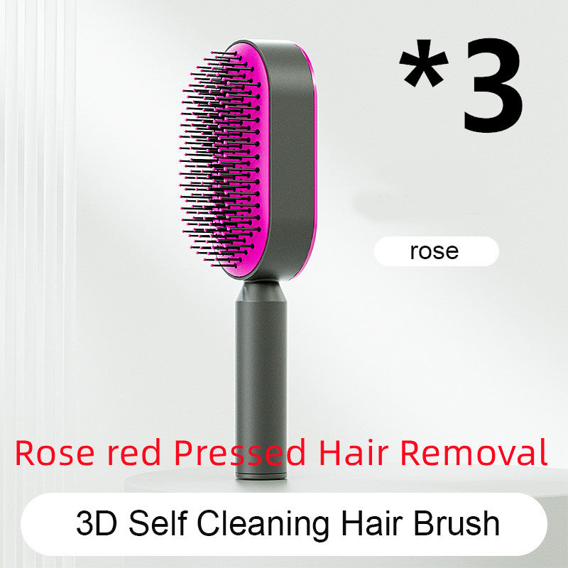 3D Air Cushion Hair Brush for Gentle Cleaning and Reducing Loss - Teleplus cleaning hair brush loss airbag