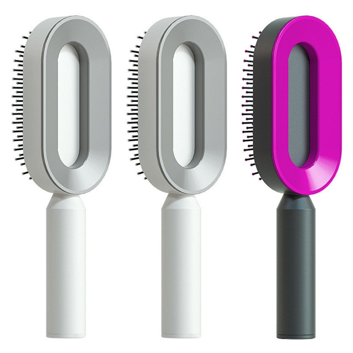 3D Air Cushion Hair Brush for Gentle Cleaning and Reducing Loss - Teleplus cleaning hair brush loss airbag