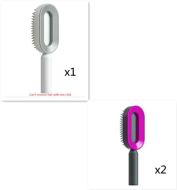 3D Air Cushion Hair Brush for Gentle Cleaning and Reducing Loss - Teleplus cleaning hair brush loss airbag