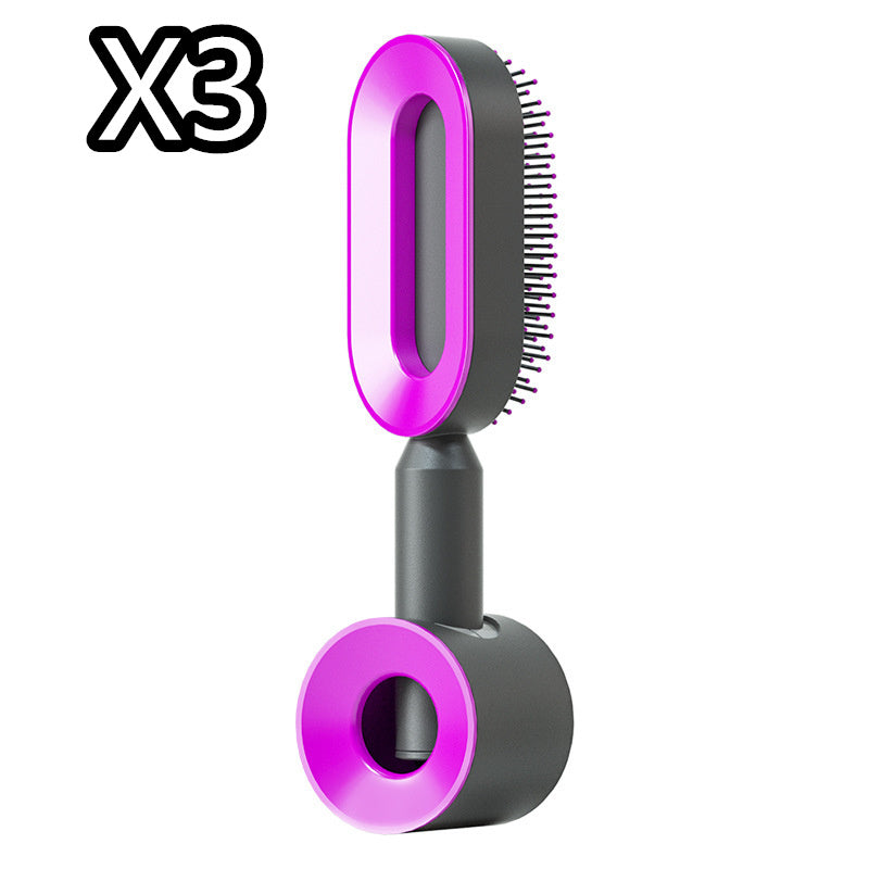 3D Air Cushion Hair Brush for Gentle Cleaning and Reducing Loss - Teleplus cleaning hair brush loss airbag
